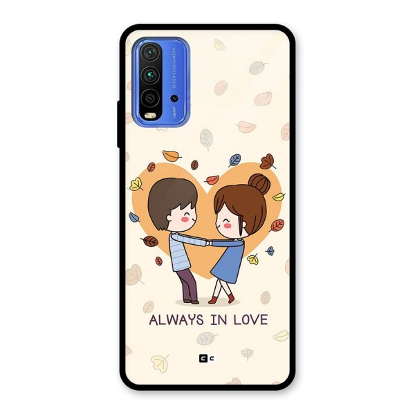 Always In Love Glass Back Case for Redmi 9 Power