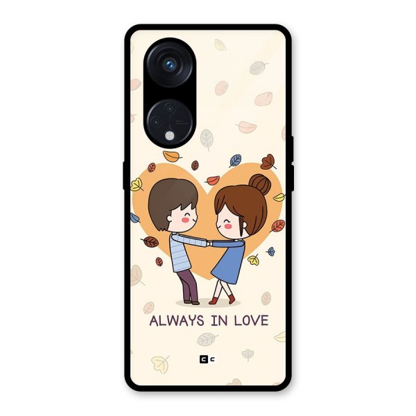 Always In Love Glass Back Case for Reno8 T 5G