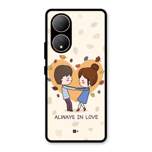 Always In Love Glass Back Case for Vivo T2