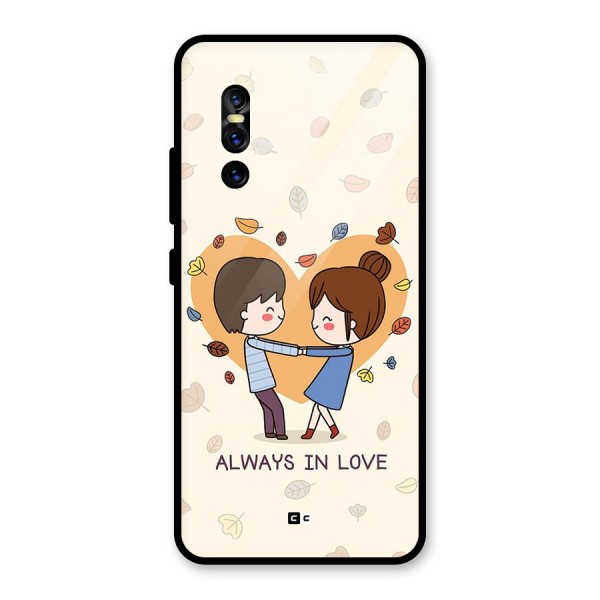 Always In Love Glass Back Case for Vivo V15 Pro