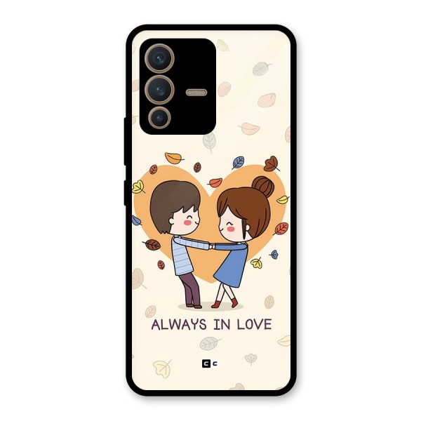 Always In Love Glass Back Case for Vivo V23 5G