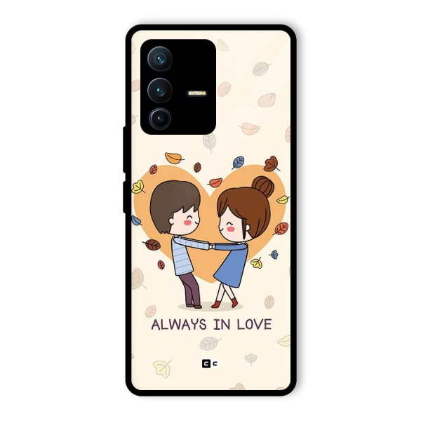 Always In Love Glass Back Case for Vivo V23 Pro