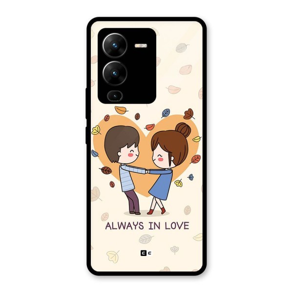 Always In Love Glass Back Case for Vivo V25 Pro