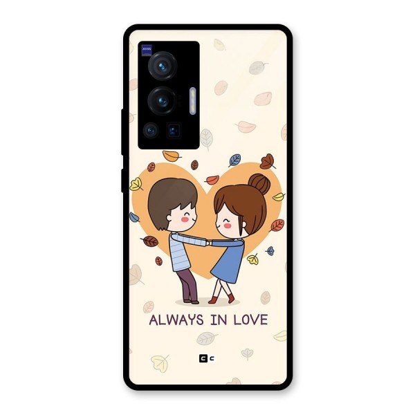 Always In Love Glass Back Case for Vivo X70 Pro