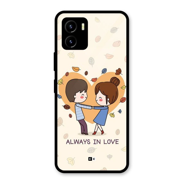 Always In Love Glass Back Case for Vivo Y15s