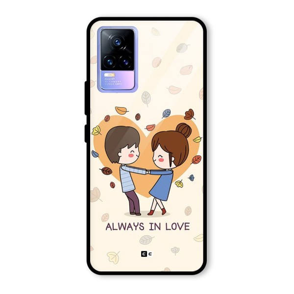 Always In Love Glass Back Case for Vivo Y73