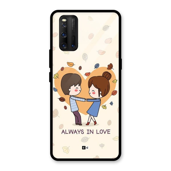 Always In Love Glass Back Case for Vivo iQOO 3