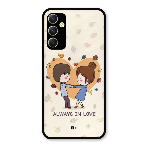 Always In Love Metal Back Case for Galaxy A34