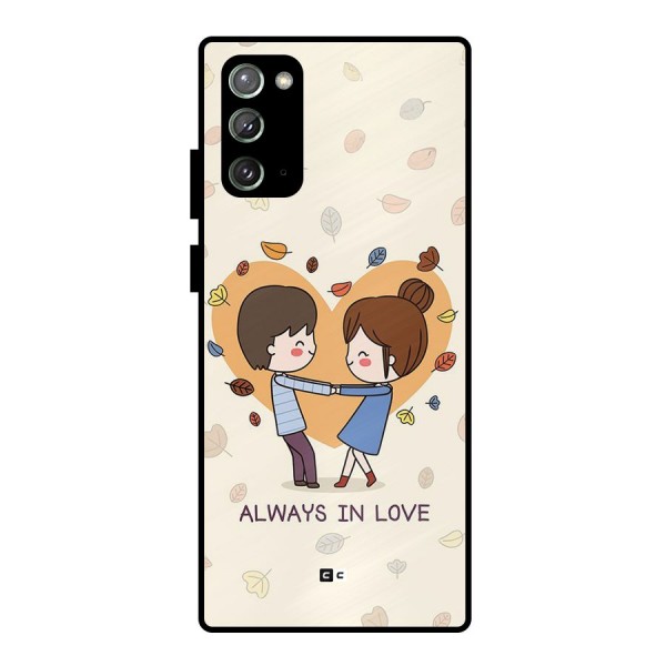 Always In Love Metal Back Case for Galaxy Note 20