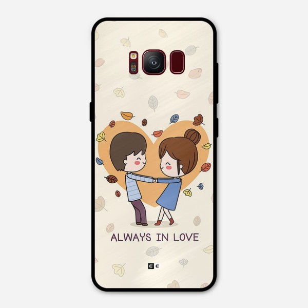 Always In Love Metal Back Case for Galaxy S8