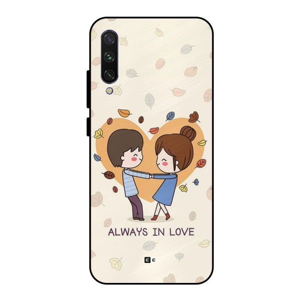 Always In Love Metal Back Case for Mi A3