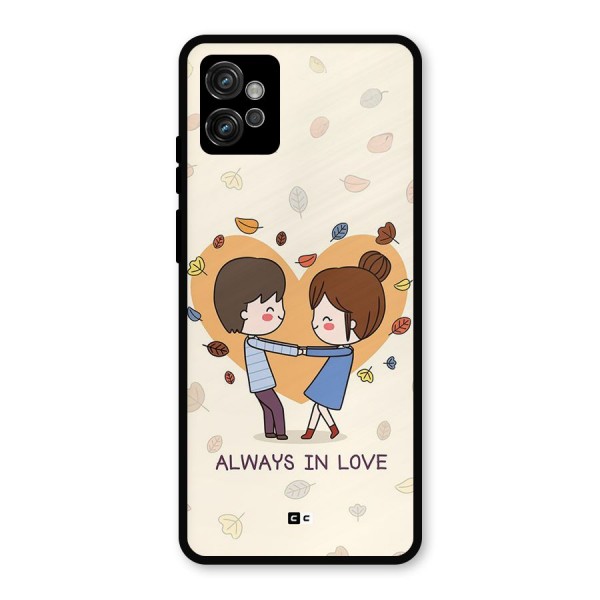 Always In Love Metal Back Case for Moto G32