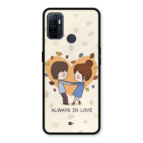 Always In Love Metal Back Case for Oppo A53