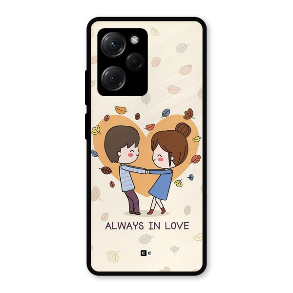 Always In Love Metal Back Case for Poco X5 Pro