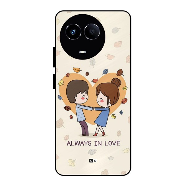 Always In Love Metal Back Case for Realme 11 5G