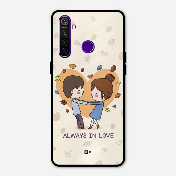 Always In Love Metal Back Case for Realme 5 Pro