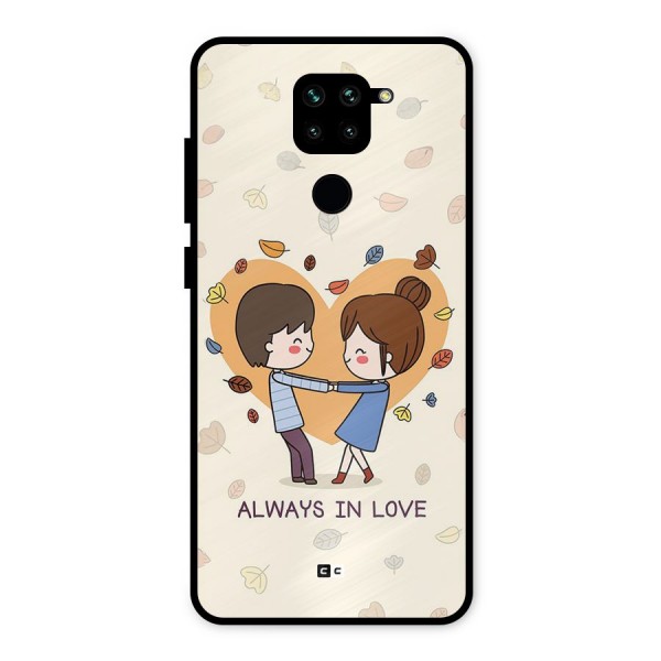 Always In Love Metal Back Case for Redmi Note 9