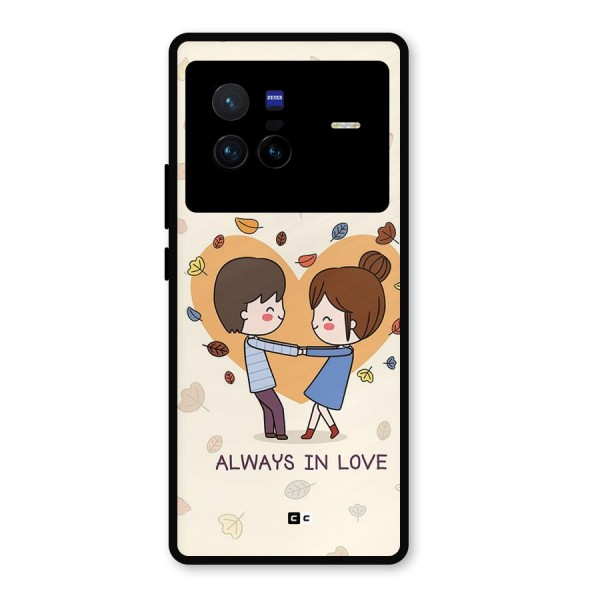 Always In Love Metal Back Case for Vivo X80