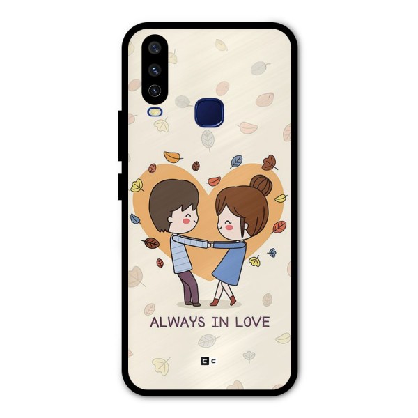 Always In Love Metal Back Case for Vivo Y15