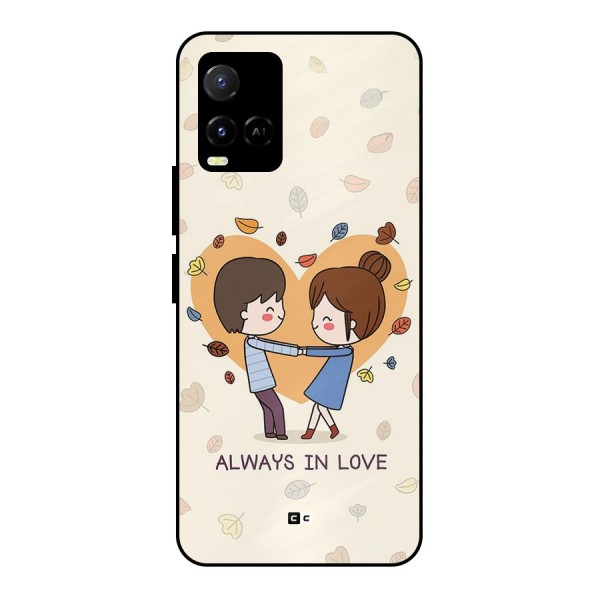 Always In Love Metal Back Case for Vivo Y21