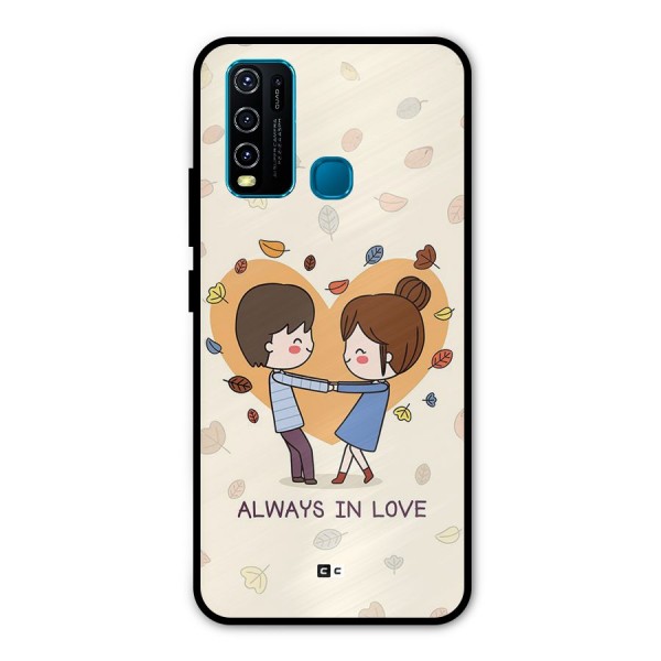 Always In Love Metal Back Case for Vivo Y30