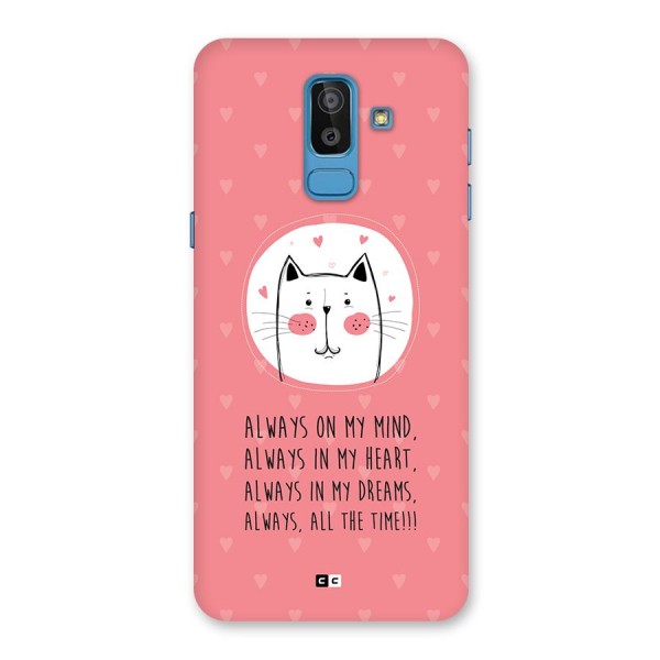 Always In Mind Back Case for Galaxy J8