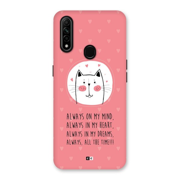 Always In Mind Back Case for Oppo A31