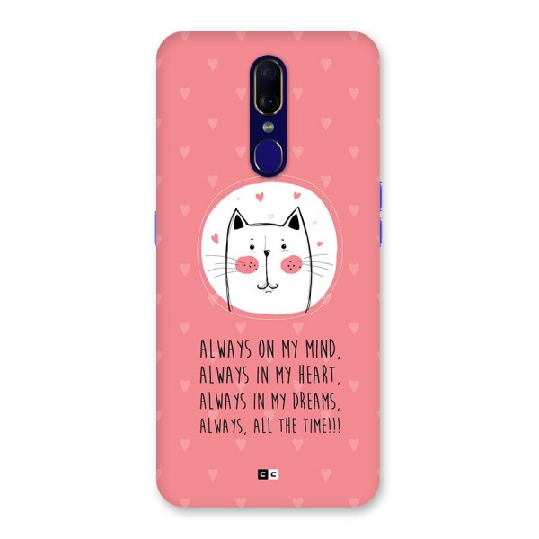 Always In Mind Back Case for Oppo F11