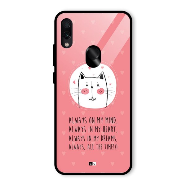 Always In Mind Back Case for Redmi Note 7 Pro