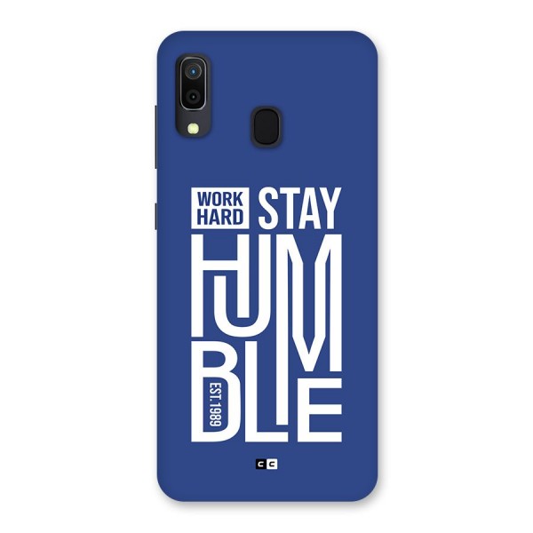 Always Stay Humble Back Case for Galaxy A20