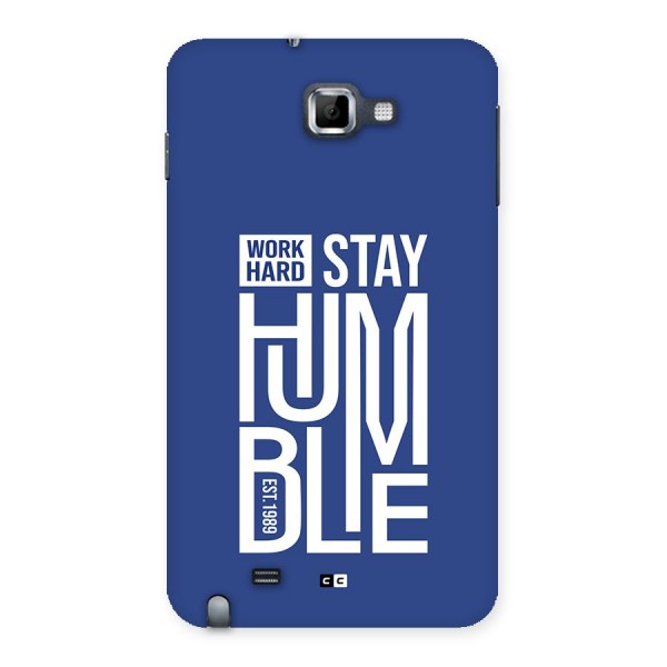 Always Stay Humble Back Case for Galaxy Note