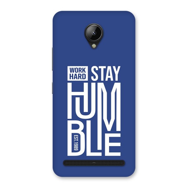 Always Stay Humble Back Case for Lenovo C2