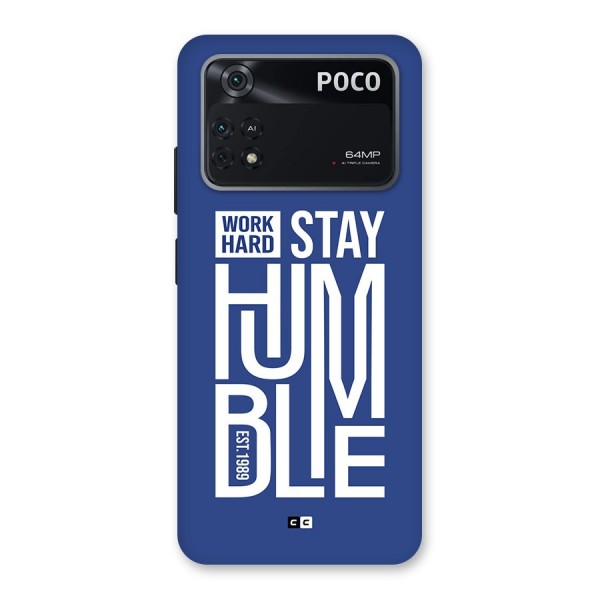 Always Stay Humble Back Case for Poco M4 Pro 4G