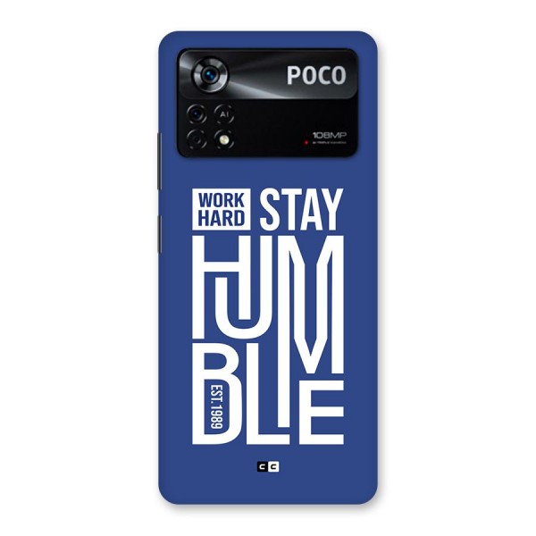 Always Stay Humble Back Case for Poco X4 Pro 5G