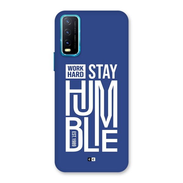 Always Stay Humble Back Case for Vivo Y12s