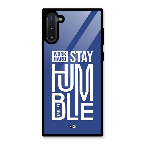 Always Stay Humble Glass Back Case for Galaxy Note 10