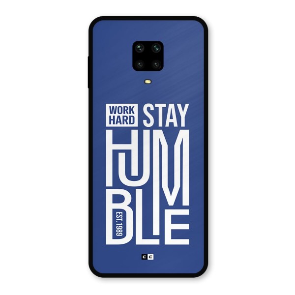 Always Stay Humble Metal Back Case for Poco M2