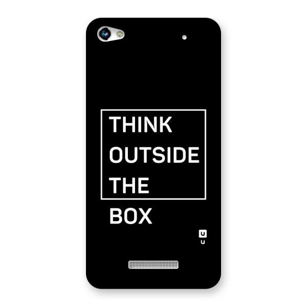 Always Think Outside Back Case for Canvas Hue 2 A316