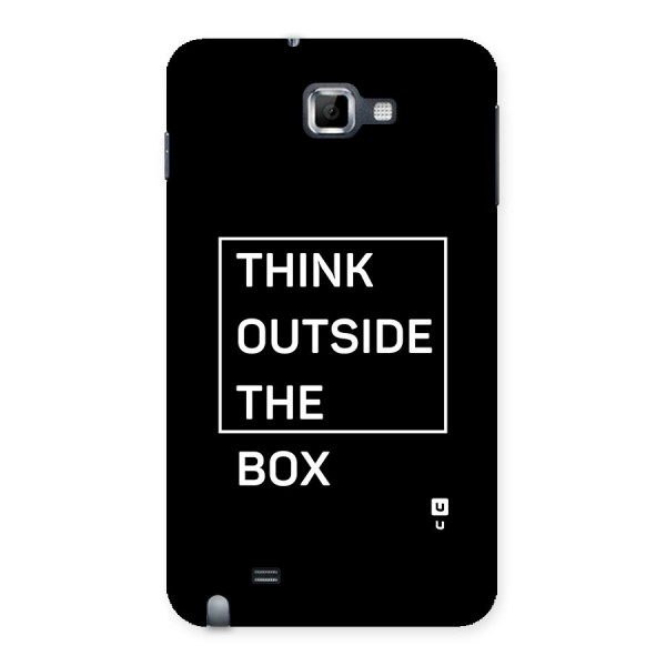 Always Think Outside Back Case for Galaxy Note