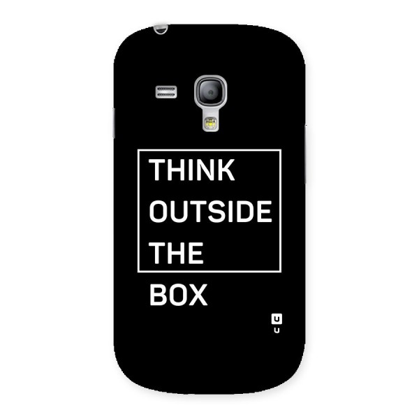 Always Think Outside Back Case for Galaxy S3 Mini