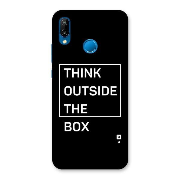 Always Think Outside Back Case for Huawei P20 Lite