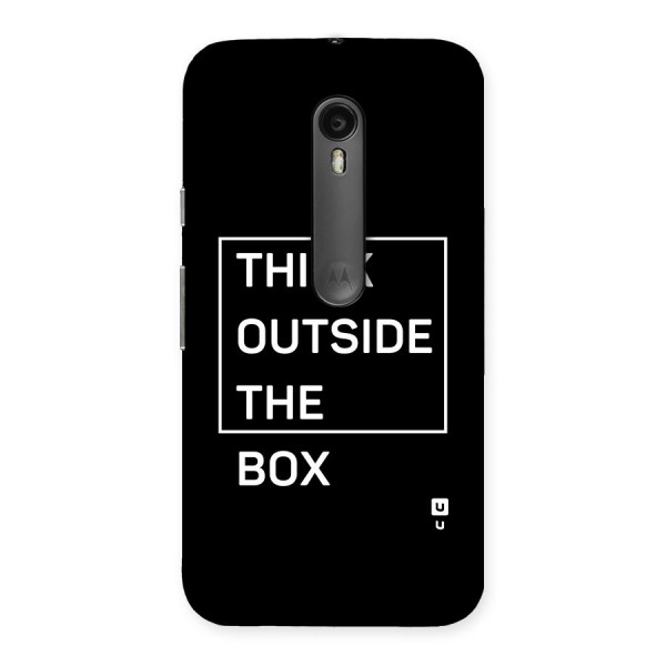 Always Think Outside Back Case for Moto G3