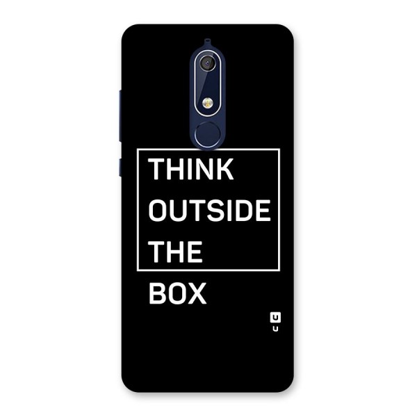 Always Think Outside Back Case for Nokia 5.1