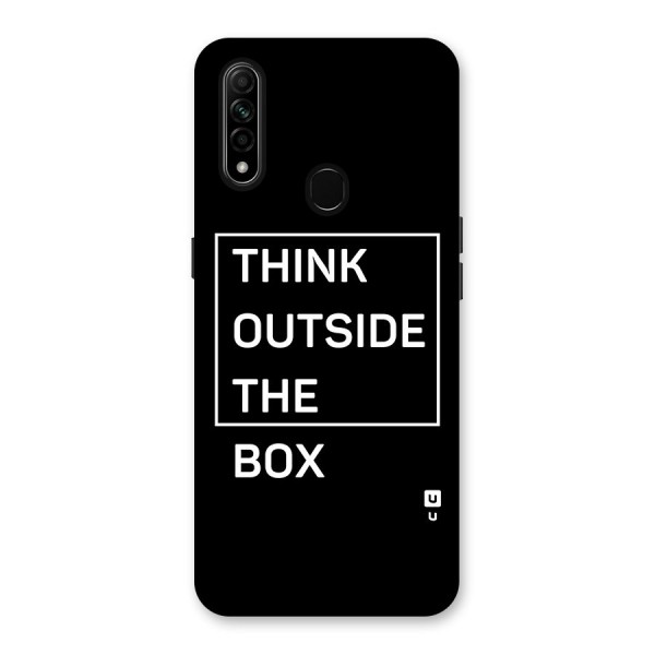 Always Think Outside Back Case for Oppo A31