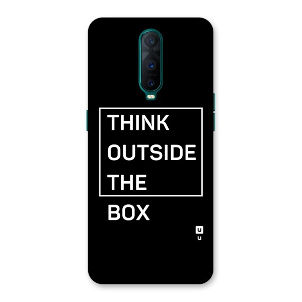 Always Think Outside Back Case for Oppo R17 Pro