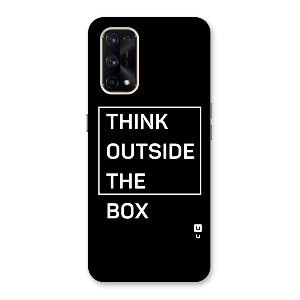 Always Think Outside Glass Back Case for Realme X7 Pro