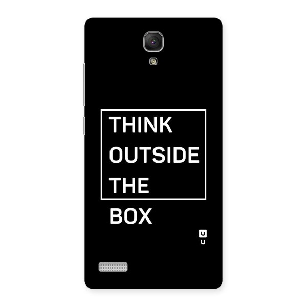 Always Think Outside Back Case for Redmi Note