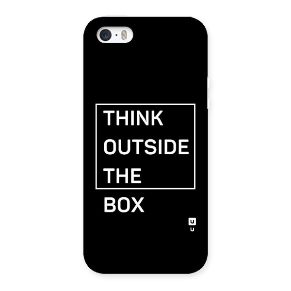 Always Think Outside Back Case for iPhone 5 5s