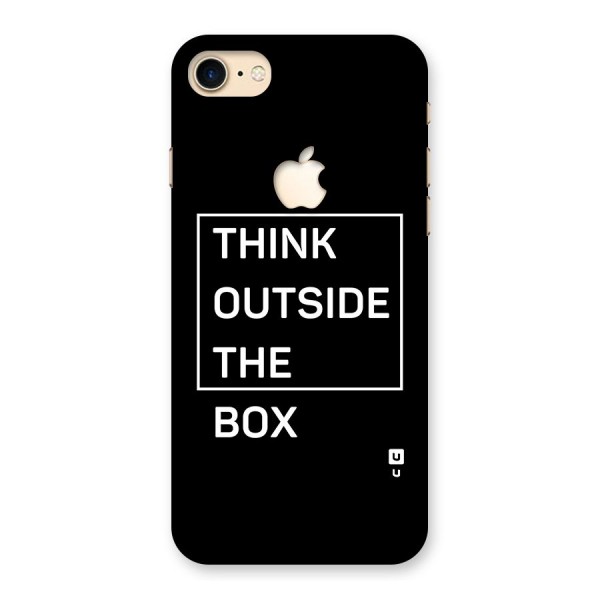 Always Think Outside Back Case for iPhone 7 Apple Cut