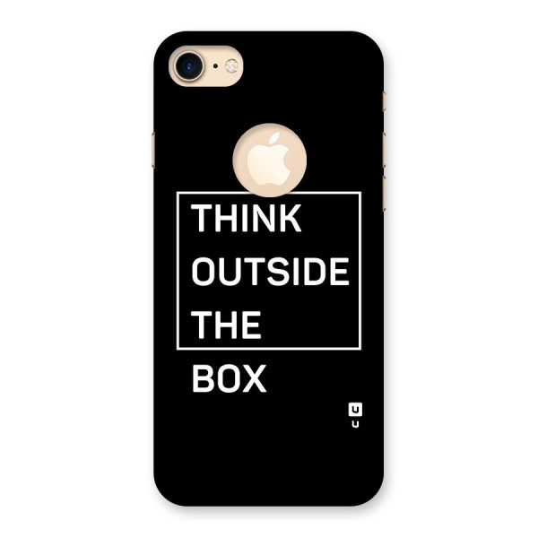 Always Think Outside Back Case for iPhone 8 Logo Cut